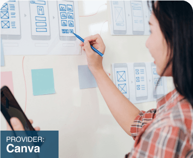 UX Design Fundamentals developed in collaboration with Canva